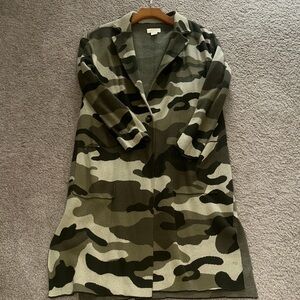 Camouflage Long Coat